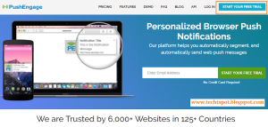 Add Push Engage Notifications In Blogger 1