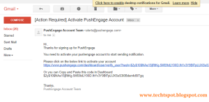 Add Push Engage Notifications In Blogger 3