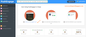 Add Push Engage Notifications In Blogger 4